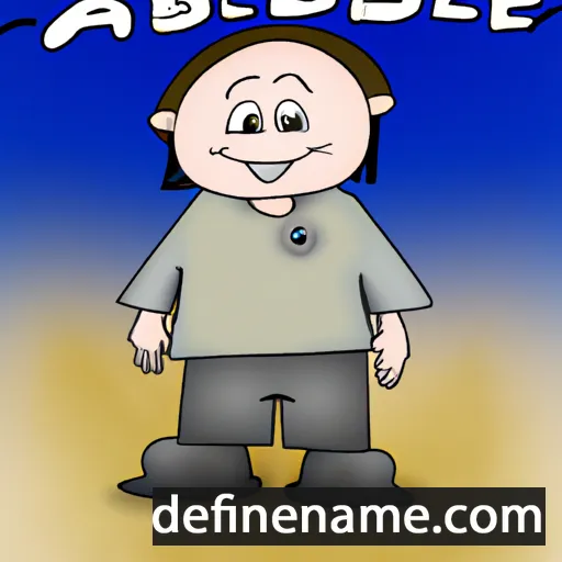 cartoon of the name Ailbe