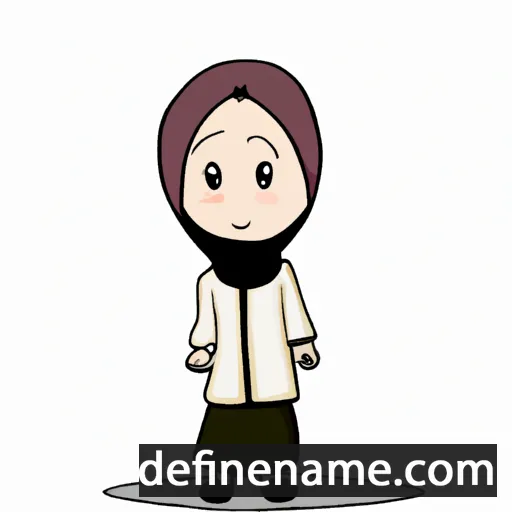 cartoon of the name Aina