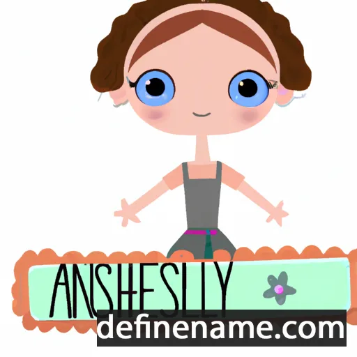 cartoon of the name Ainsley