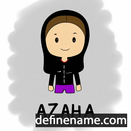 Aizah cartoon