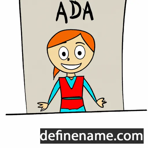 Ajda cartoon