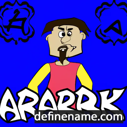 cartoon of the name Akbar