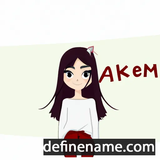 Akemi cartoon