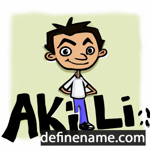 Akhil cartoon