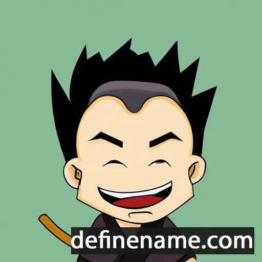 cartoon of the name Akihito