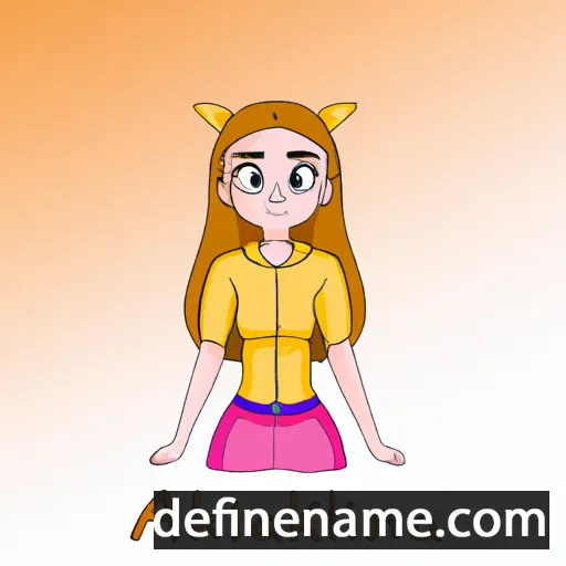 cartoon of the name Akilina