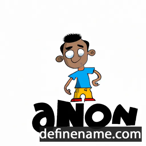 Akoni cartoon