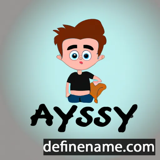 cartoon of the name Akshay