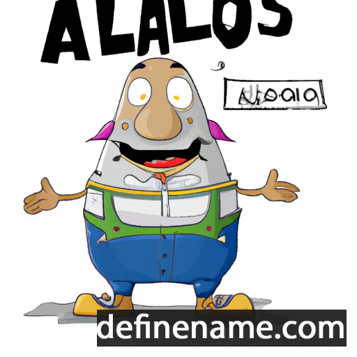 cartoon of the name Alajos