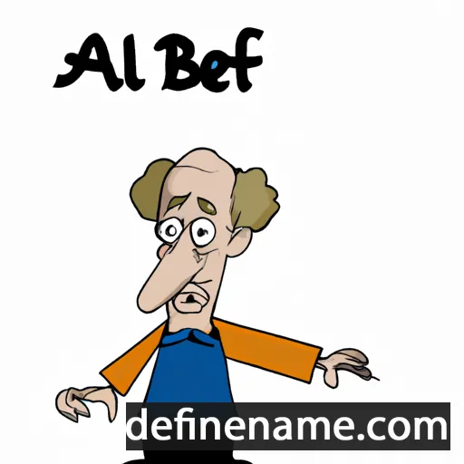 cartoon of the name Albert