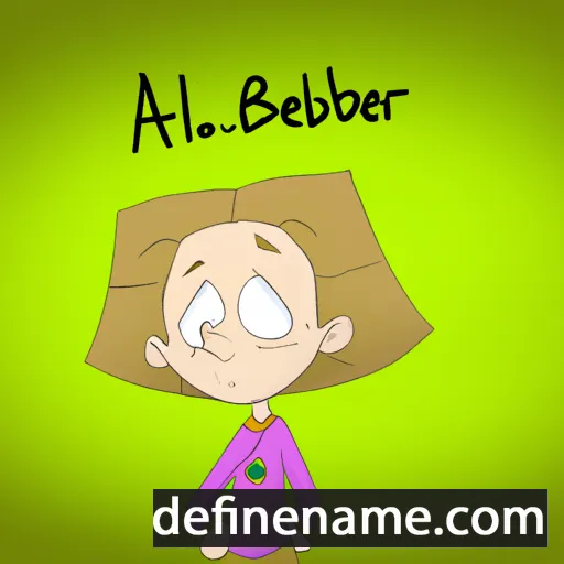 Alberte cartoon