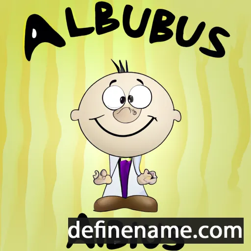 cartoon of the name Albinus