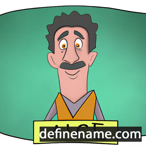 cartoon of the name Alcide