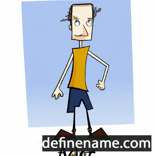 Aldéric cartoon