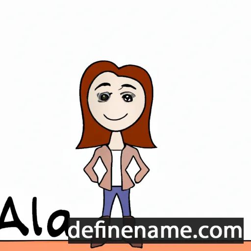 cartoon of the name Alea