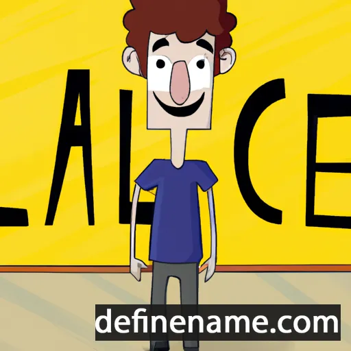 cartoon of the name Alec