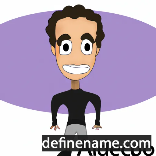 cartoon of the name Alejandro