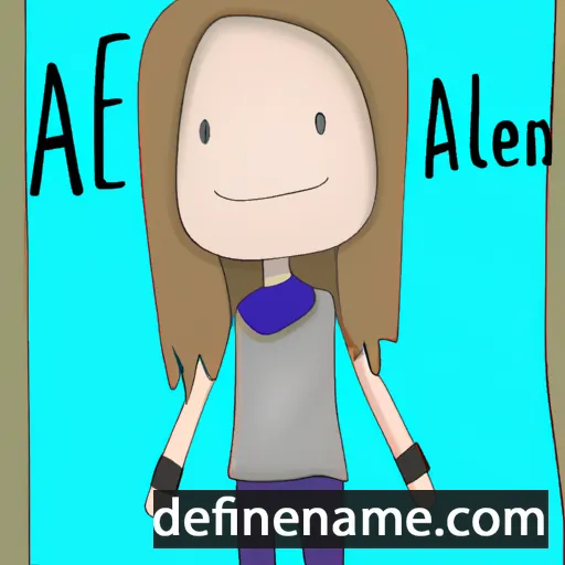 Alene cartoon