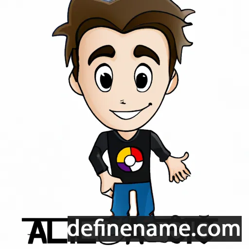 cartoon of the name Alessio