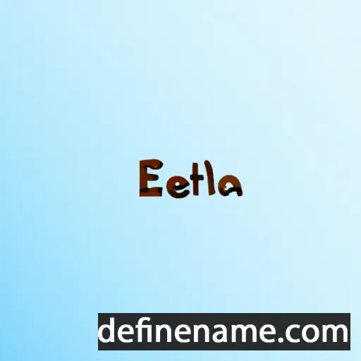 cartoon of the name Alethea