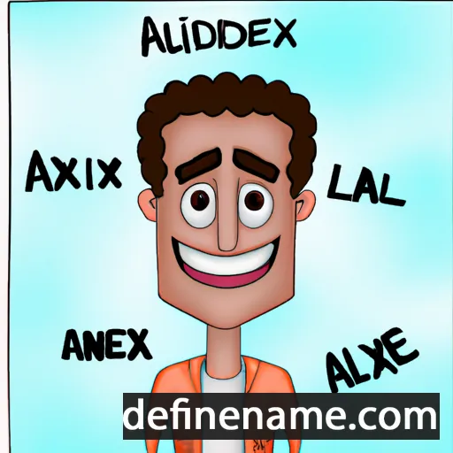 cartoon of the name Alexandre