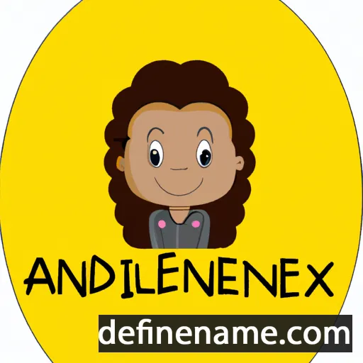 cartoon of the name Alexandrine