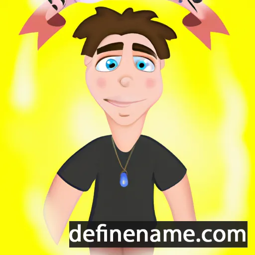 cartoon of the name Alexej