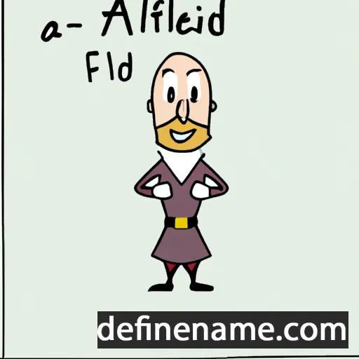 Alfhildr cartoon