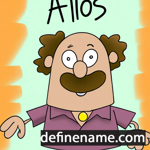 cartoon of the name Alfons