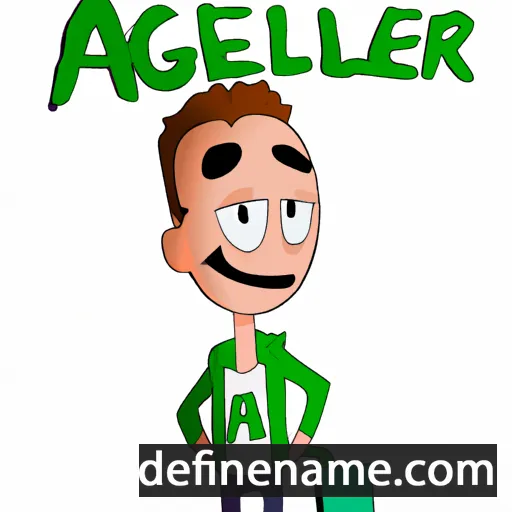 cartoon of the name Alger