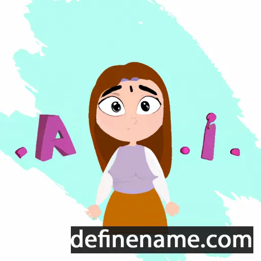 cartoon of the name Aliki