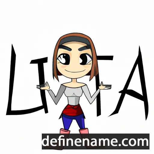 cartoon of the name Alita