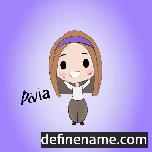 Alivia cartoon