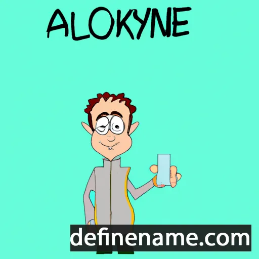 cartoon of the name Alkyone