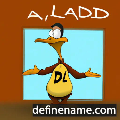 cartoon of the name Allard