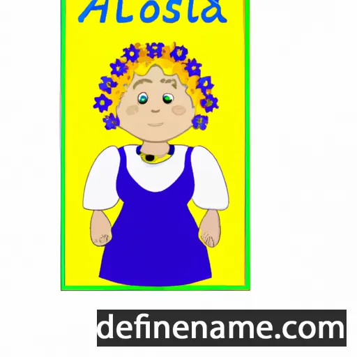 Aloisia cartoon