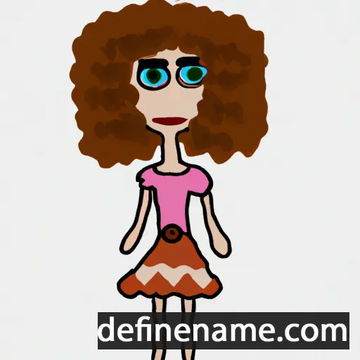 cartoon of the name Alondra