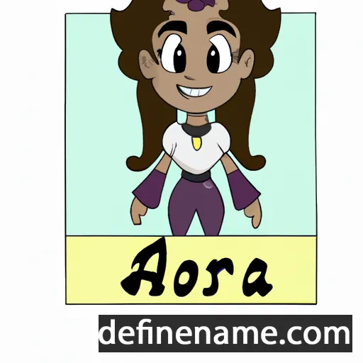 Alora cartoon