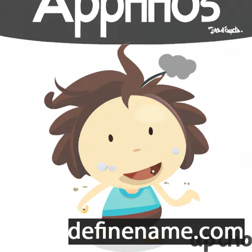 cartoon of the name Alphaios