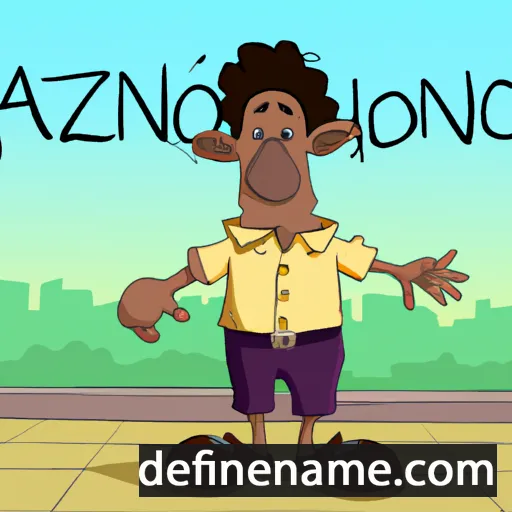 cartoon of the name Alphonzo