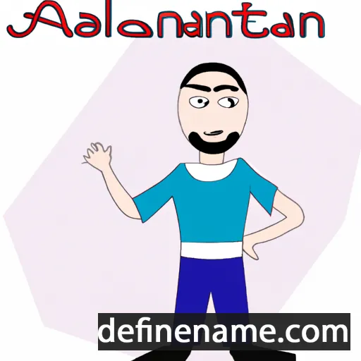 cartoon of the name Altansarnai