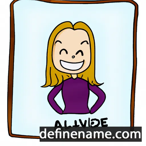 Alvilde cartoon