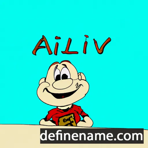 cartoon of the name Alvin