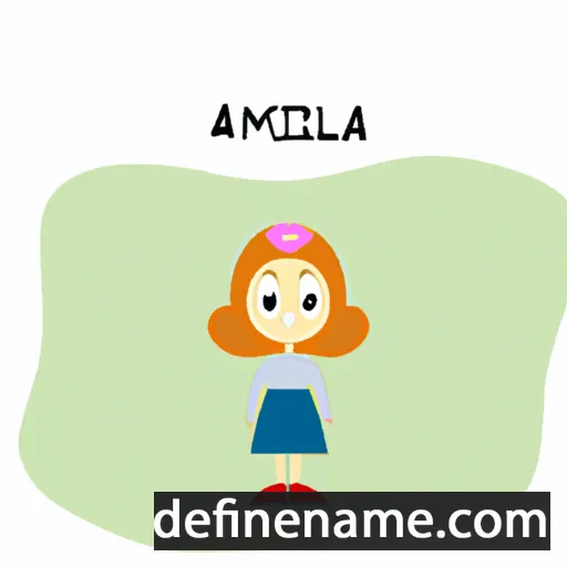 cartoon of the name Amália