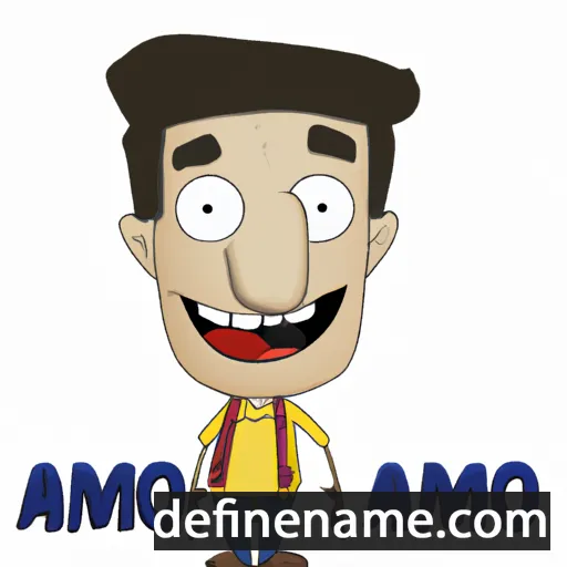 cartoon of the name Amâncio