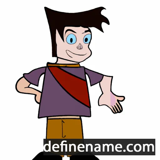 cartoon of the name Amadeo