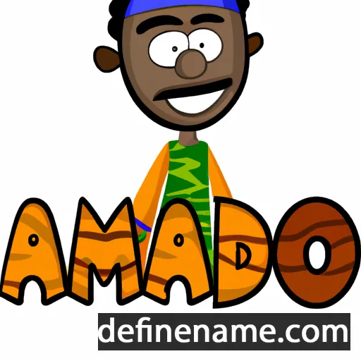 cartoon of the name Amadou