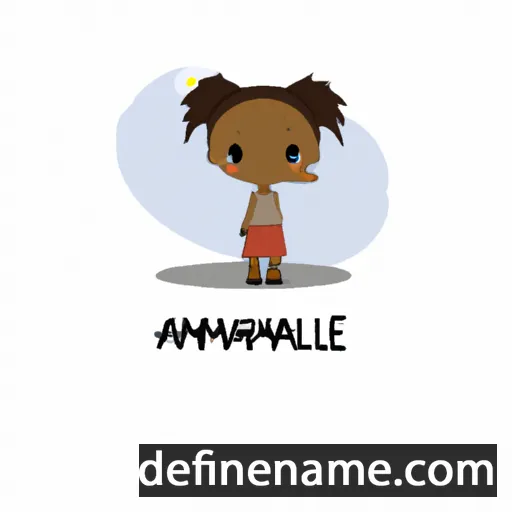 cartoon of the name Amahle