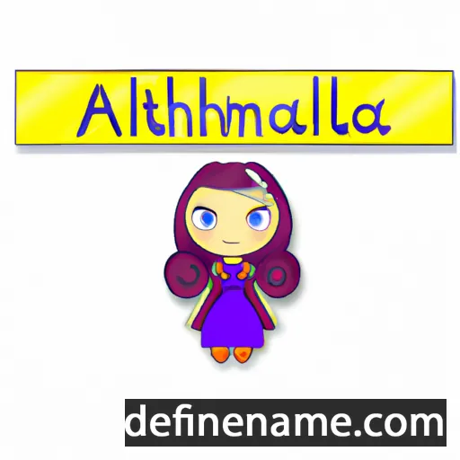 cartoon of the name Amaltheia