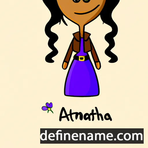 cartoon of the name Amarantha